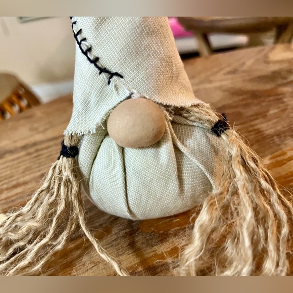 OOAK Handmade Girl Gnome Rustic Farmhouse Fall Decor - Picture 2 of 4